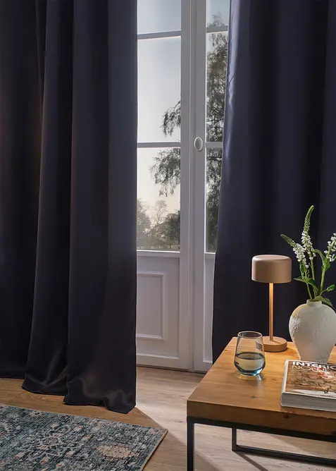 Mörkläggande gardinlängd, flera storlekar (1-pack), bonprix