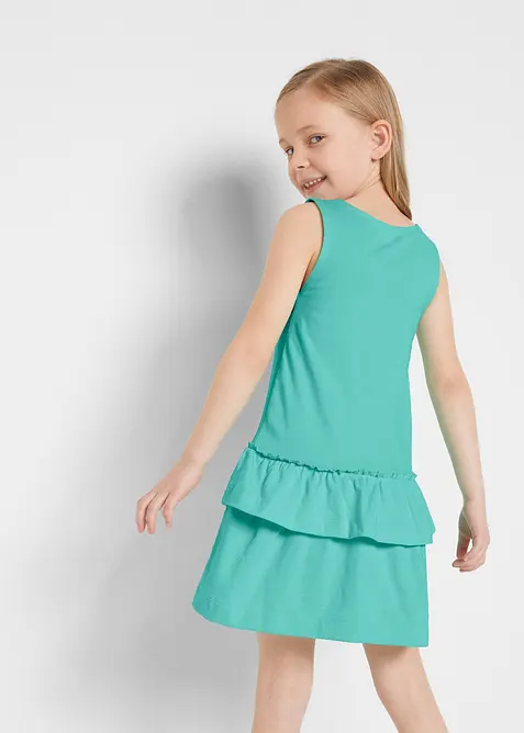 Söt barnklänning med enhörningstryck, bonprix