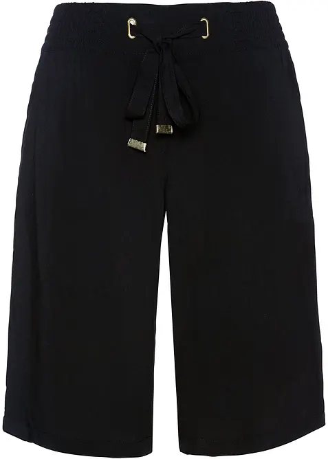 Viskosshorts med knytband, bonprix