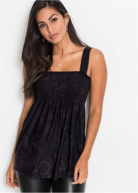 Tunikalinne av viskosmix, bonprix