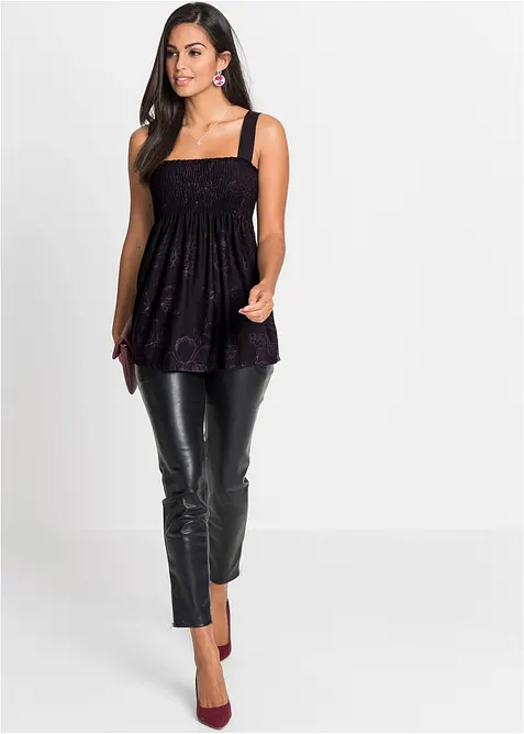 Tunikalinne av viskosmix, bonprix