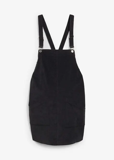 Mammasnickarklänning i stretchig bomullsmanchester, bonprix