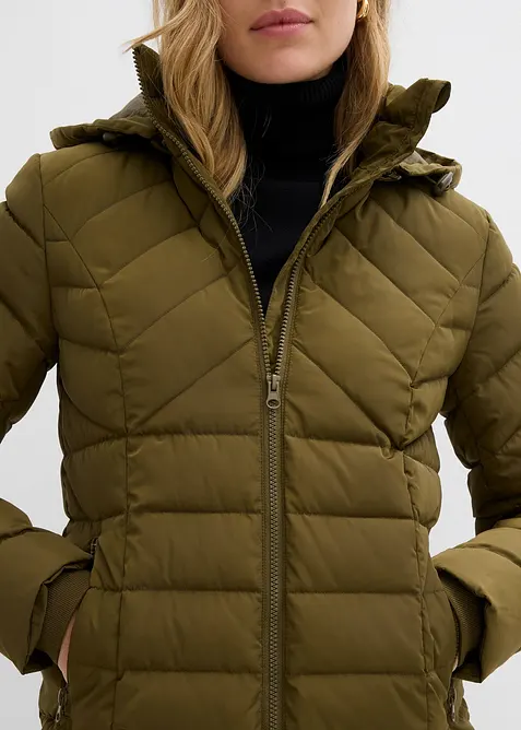 Tunn t&auml;ckjacka med avtagbar huva, bonprix