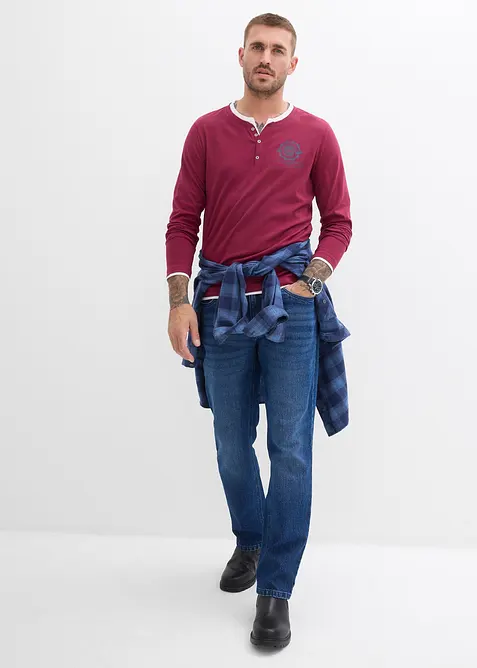 Långärmad farfarströja (2-pack), bonprix