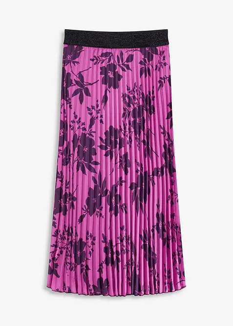 Mönstrad plisserad kjol, bonprix