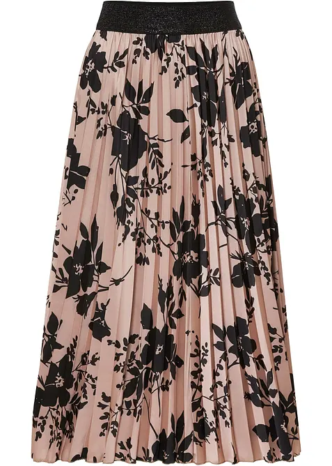 M&ouml;nstrad plisserad kjol, bonprix