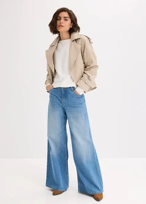 Tröja av viskosmix, bonprix