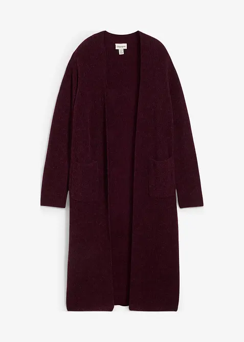 Stickad kappa med alpackaull, bonprix