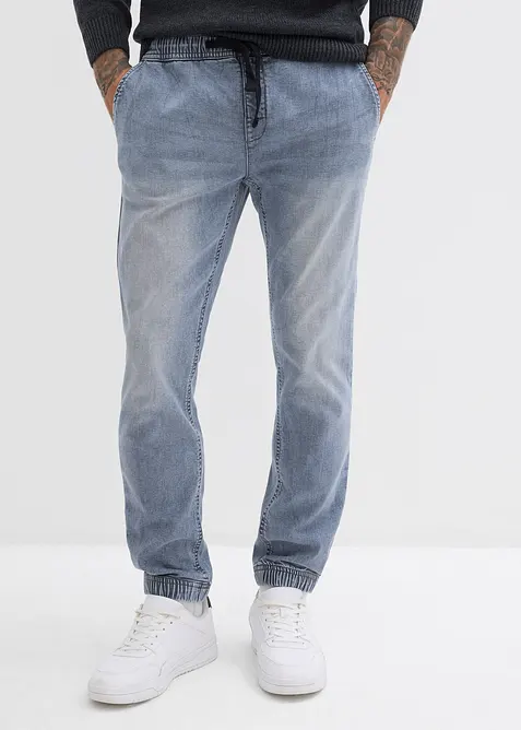 Dra-på jeans. regular fit, tapered, bonprix