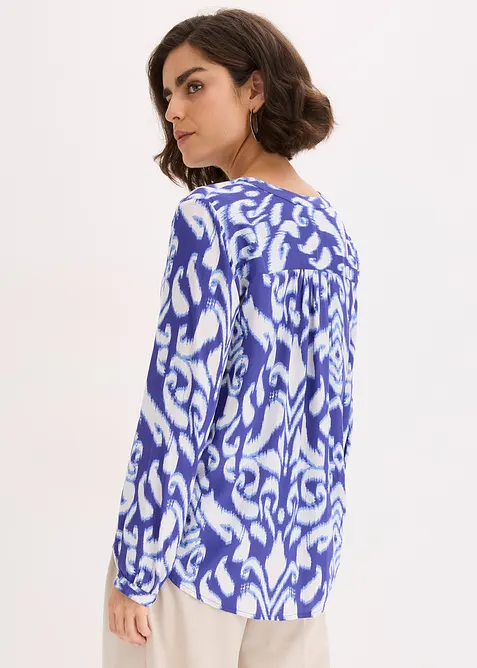 Blustunika i böljande viskos, bonprix