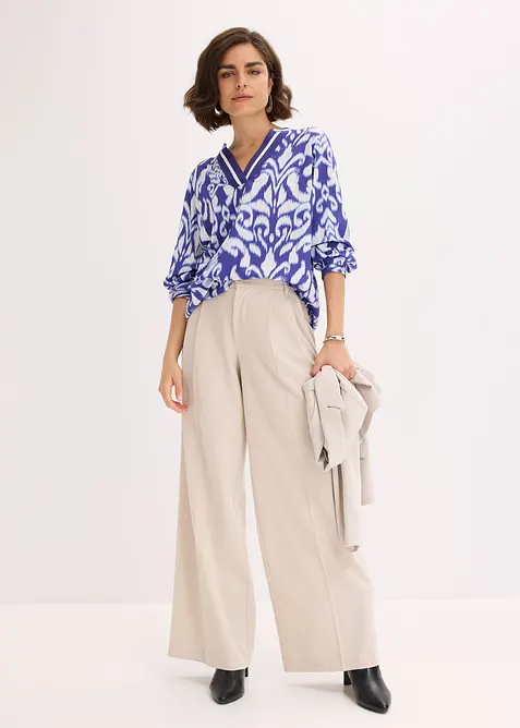 Blustunika i böljande viskos, bonprix