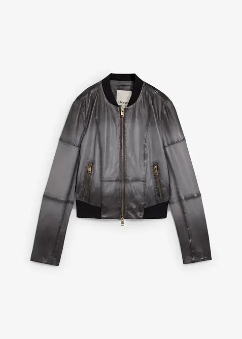 Skinnjacka i lammnappa, bonprix