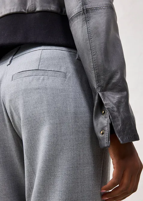 Skinnjacka i lammnappa, bonprix