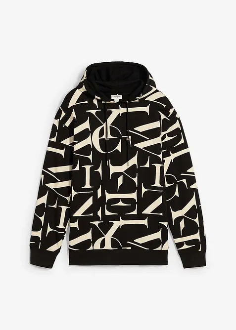 Luvtröja i ekologisk bomull, Loose Fit, bonprix