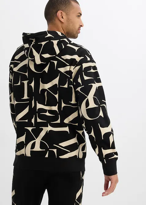 Luvtröja i ekologisk bomull, Loose Fit, bonprix