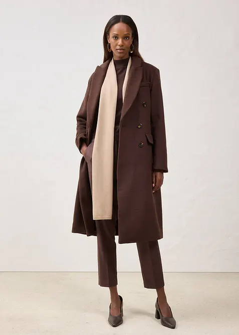 Kavajkappa i mjuk ullblandning, bonprix