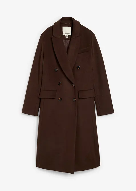 Kavajkappa i mjuk ullblandning, bonprix