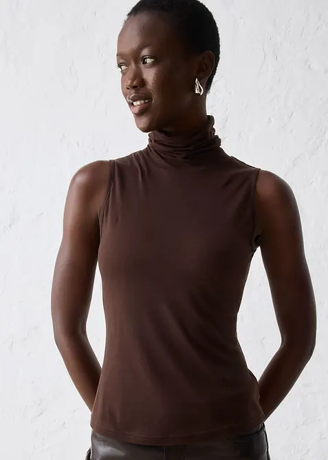 &Auml;rml&ouml;s topp med ull, bonprix