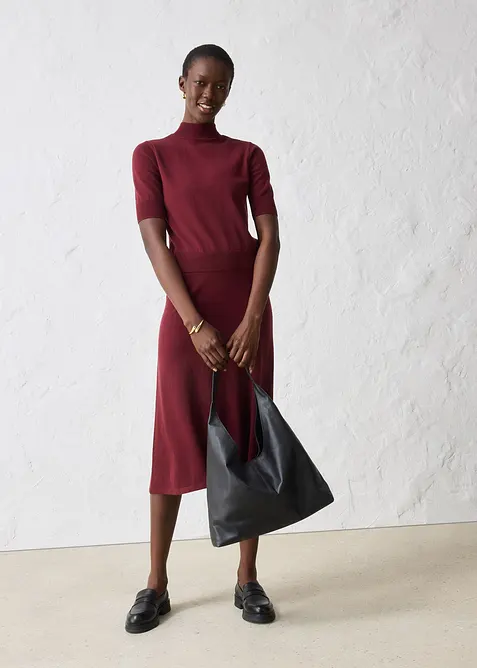 Polotr&ouml;ja av mjuk yllemix, bonprix