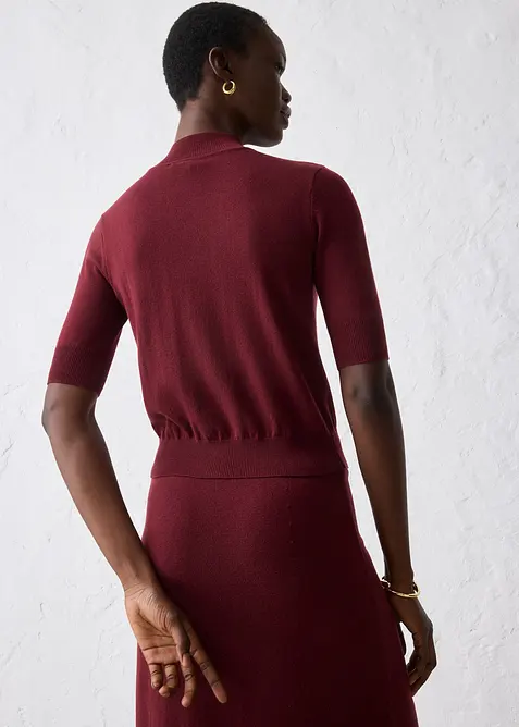 Polotr&ouml;ja av mjuk yllemix, bonprix