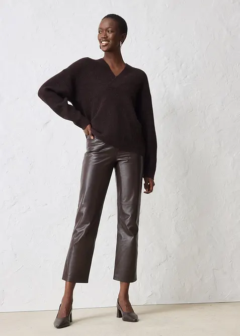 Tröja av värmande alpackamix, bonprix