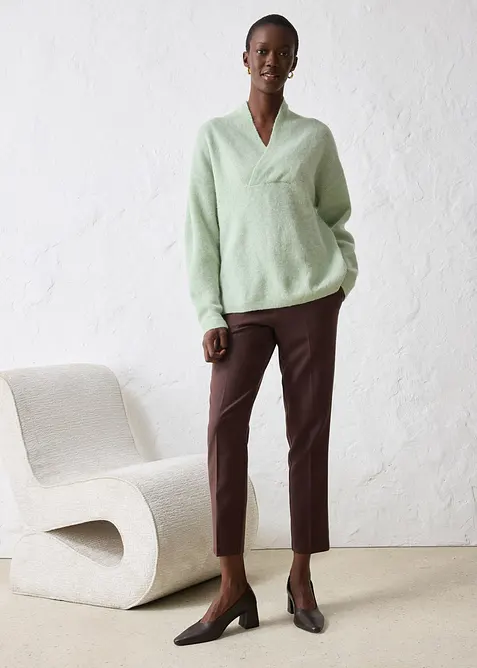 Tröja av värmande alpackamix, bonprix