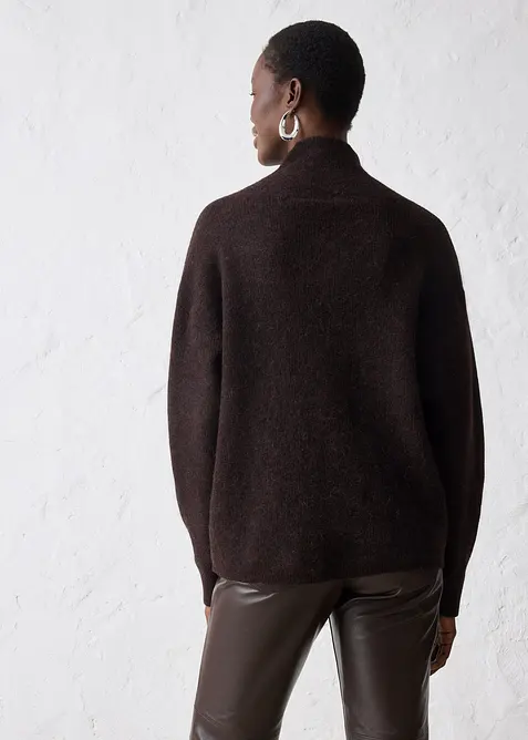 Tröja av värmande alpackamix, bonprix