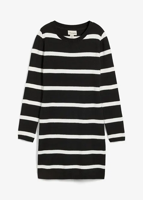 Stickad klänning i figurnära modell, bonprix