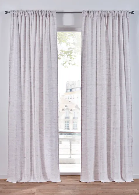 Jacquardgardin av ekologisk bomull (1 styck), bonprix