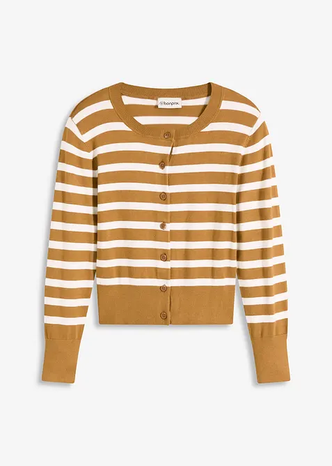Randig cardigan, bonprix