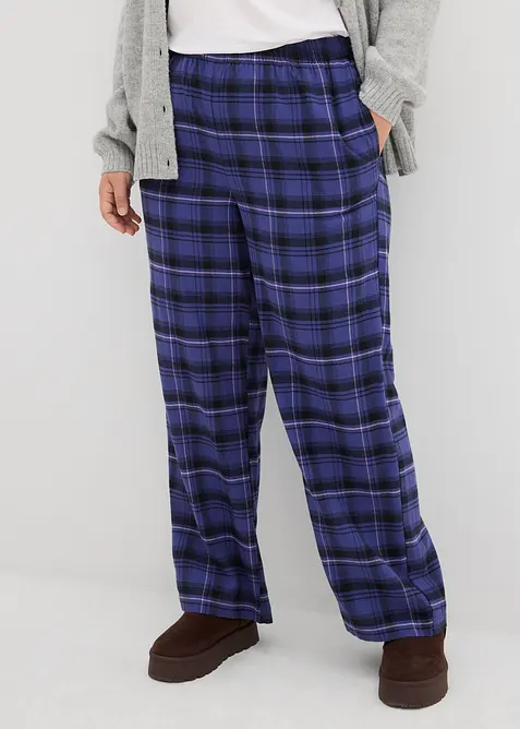 Flanellbyxa i ren ekologisk bomull, bonprix