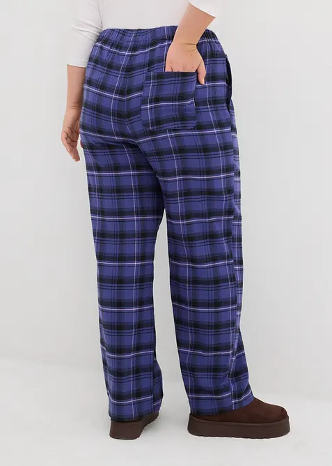 Flanellbyxa i ren ekologisk bomull, bonprix