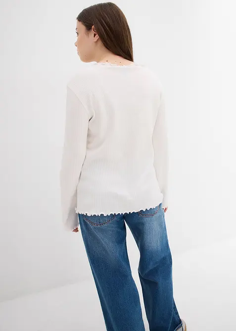 Långärmad T-shirt i ren bomull för barn, bonprix