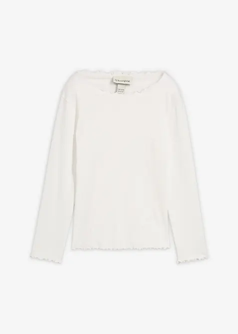 Långärmad T-shirt i ren bomull för barn, bonprix