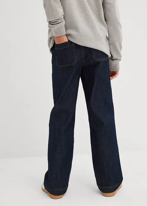 Wide Leg Jeans medelhög midja, bonprix