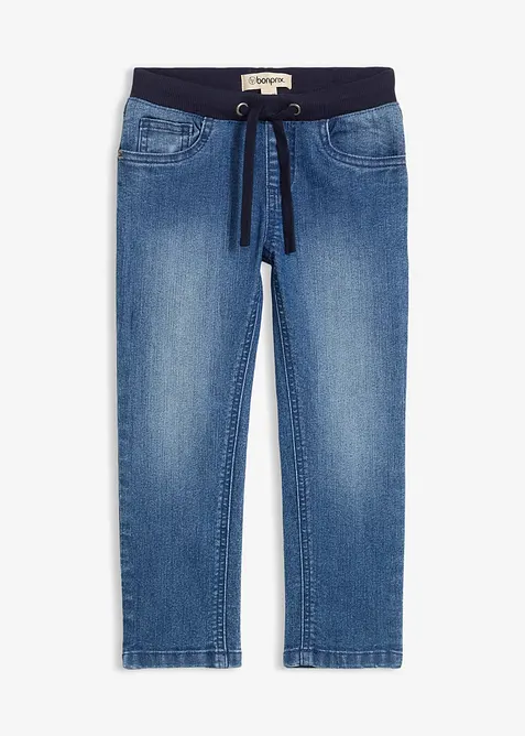 Dra-på jeans Mid Waist, bonprix