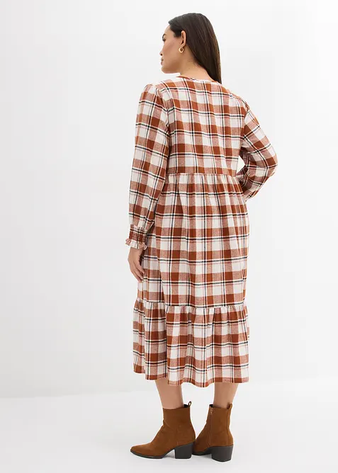 Mellanl&aring;ng flanellkl&auml;nning, bonprix