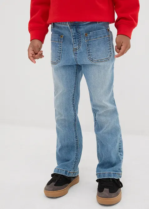 Bootcut jeans medelhög midja, bonprix