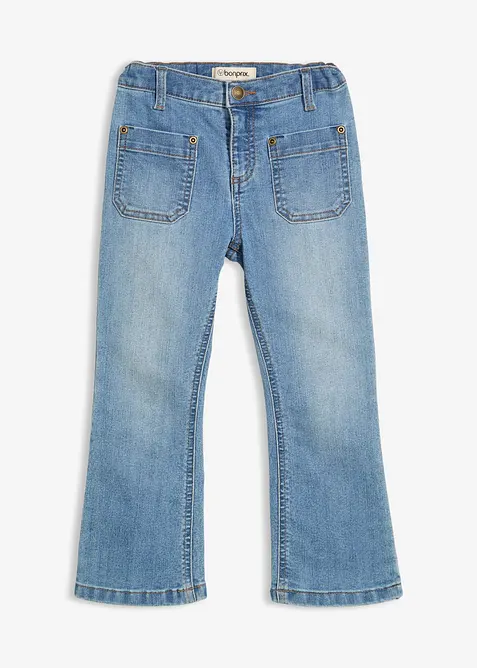 Bootcut jeans medelhög midja, bonprix
