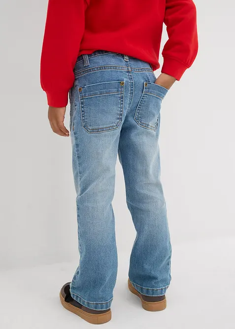 Bootcut jeans medelhög midja, bonprix