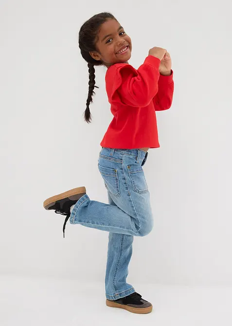 Bootcut jeans medelhög midja, bonprix