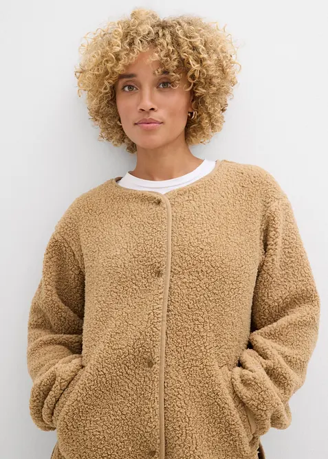 Jacka i teddyfleece, bonprix