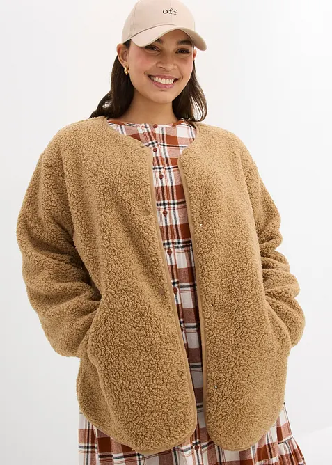 Jacka i teddyfleece, bonprix