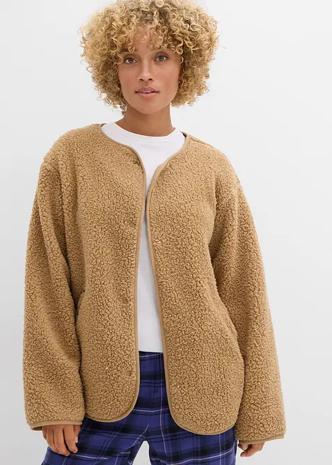 Jacka i teddyfleece, bonprix