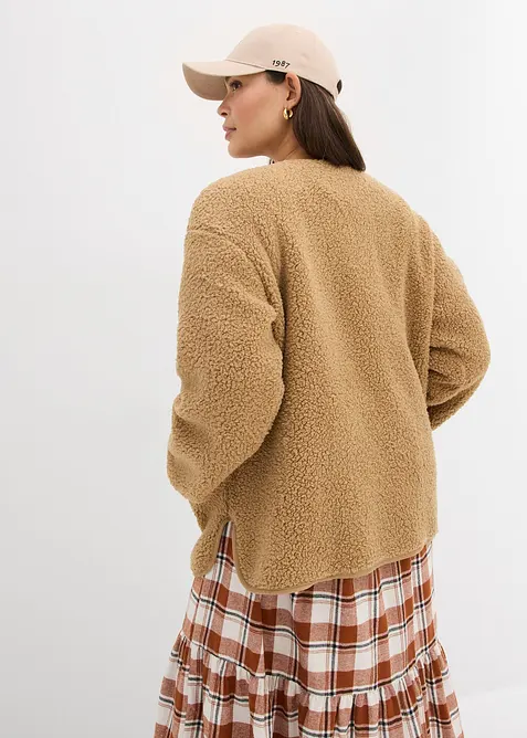 Jacka i teddyfleece, bonprix