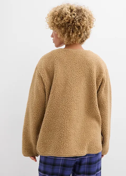 Jacka i teddyfleece, bonprix