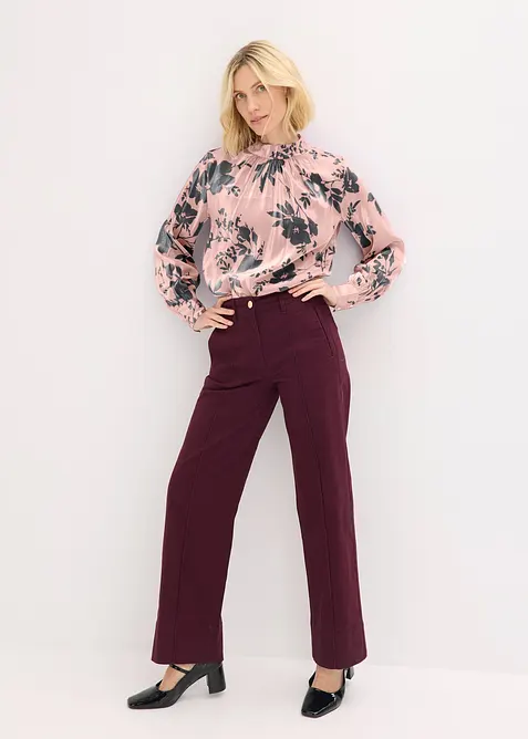 Satintunika i viskosmix, bonprix