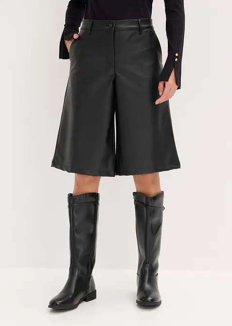 Bermudas i skinnimitation, bonprix