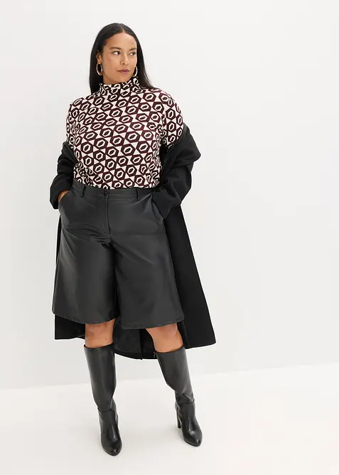 Bermudas i skinnimitation, bonprix