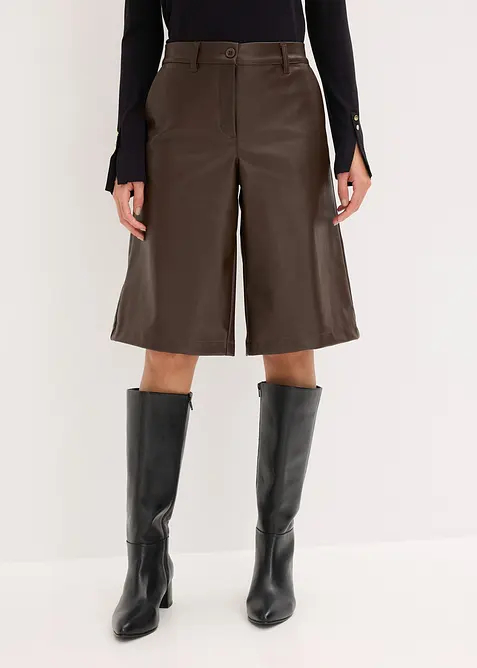 Bermudas i skinnimitation, bonprix